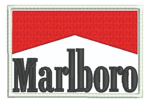 Patch Bordado Fórmula 1 Marlboro Gola 6x4cm
