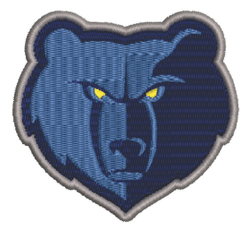 Patch Bordado Esportes Nba Memphis Grizzlies 7,5x8cm