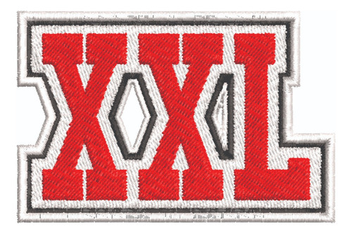 Patch Bordado Marcas Xxl Logo 8x5,3cm