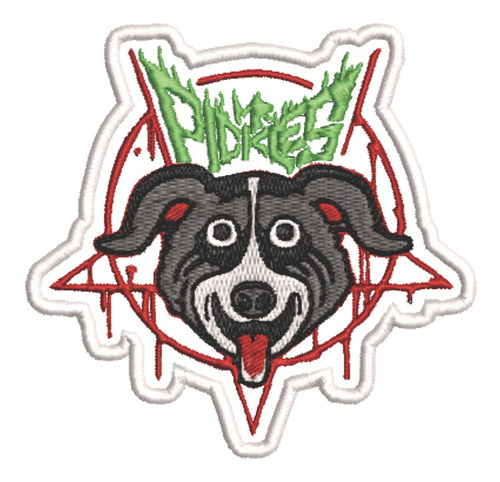 Patch Bordado Cartoons Mr Pickles 9x10cm