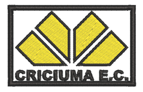 Patch Bordado Esportes Criciuma 8x6cm