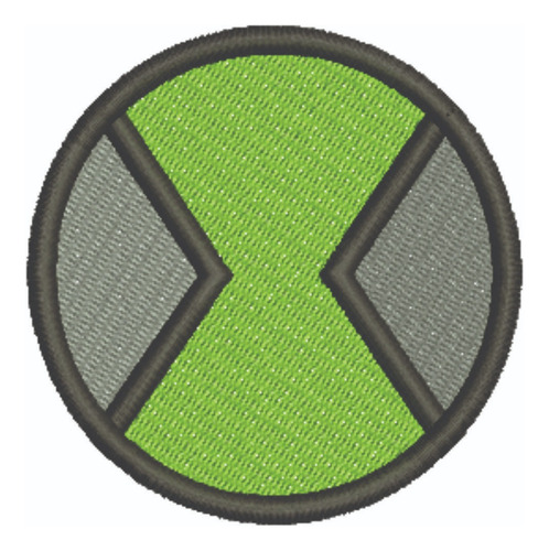 Patch Bordado Cartoons Ben 10 Ominitrix 7x7cm