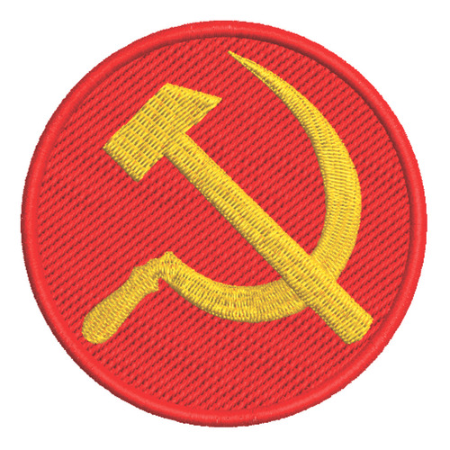 Patch Bordado Cartoons Simbolo Comunista 8x8cm