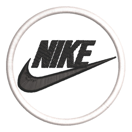 Patch Bordado Marcas Nike Logo Com Nike 7x7cm