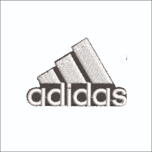 Patch Bordado Marcas adidas Sem Borda 5x3,4cm