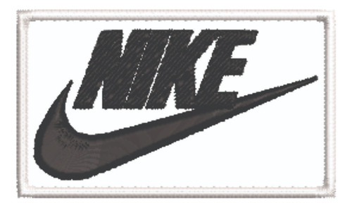 Patch Bordado Marcas Nike Logo Fundo 7x4cm