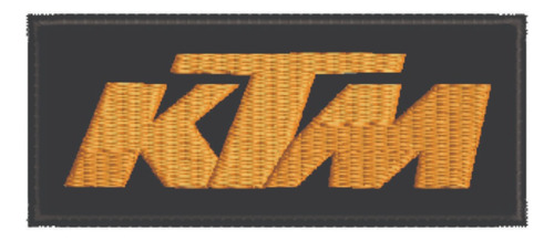 Patch Bordado Motos Ktm Logo 10x4,2cm