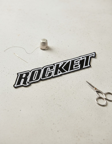 Patch Bordado Marcas Joe Rocket Perna 28,5x5,5cm