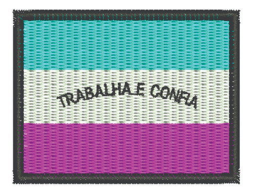 Patch Bordado Bandeiras Bandeira Espirito Santo 8x5cm