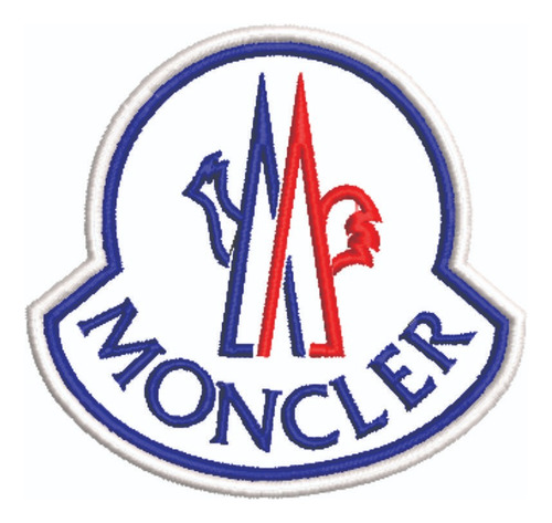 Patch Bordado Marcas Moncler 8x7,5cm