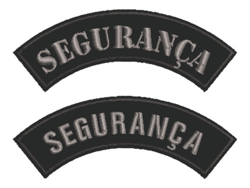 Patch Bordado Diversos Segurança Tarjeta Sutache 10x2,5cm