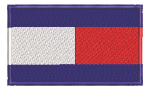 Patch Bordado Marcas Tommy Hilfiger Kit Com 3 3x2cm