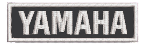 Patch Bordado Motos Yamaha Logo 10x3cm