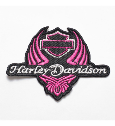 Patch Bordado Harley Davidson Tribal 10x7,1cm