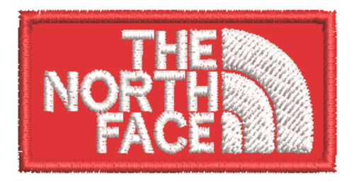 Patch Bordado Marcas The North Face 5x2,5cm