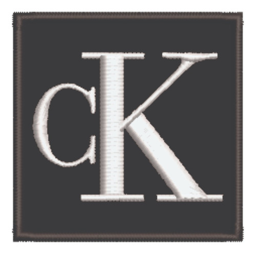 Patch Bordado Marcas Calvin Klein 6x6cm