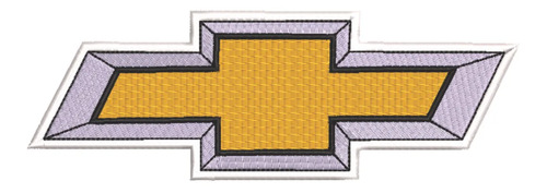Patch Bordado Marcas Chevrolet Logo 10x6,5cm