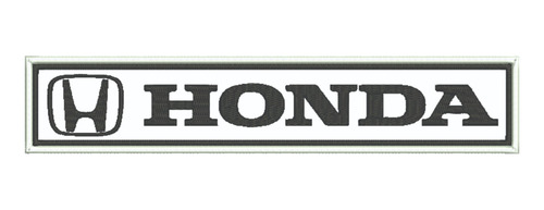Patch Bordado Marcas Honda Costas 34x7cm