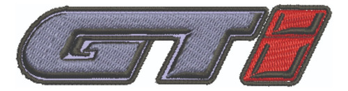 Patch Bordado Carros Gol Gti Logo 10x2,5cm