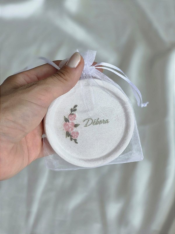 Mini porta joias do dia Redondo - Somente Escrita