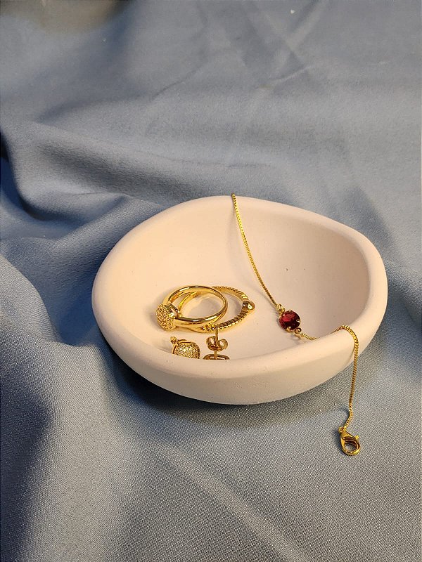 Porta joias do dia Cuia- Personalizável escrita