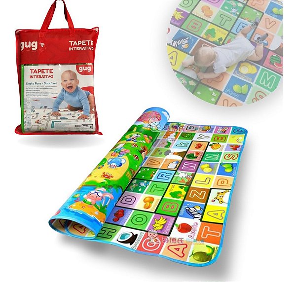 Tapete Térmico Atividades Infantil Dobrável 120x90