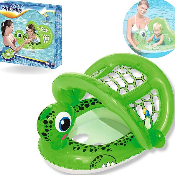 Boia Bote Bebê Infantil Inflável Piscina Cobertura Proteção