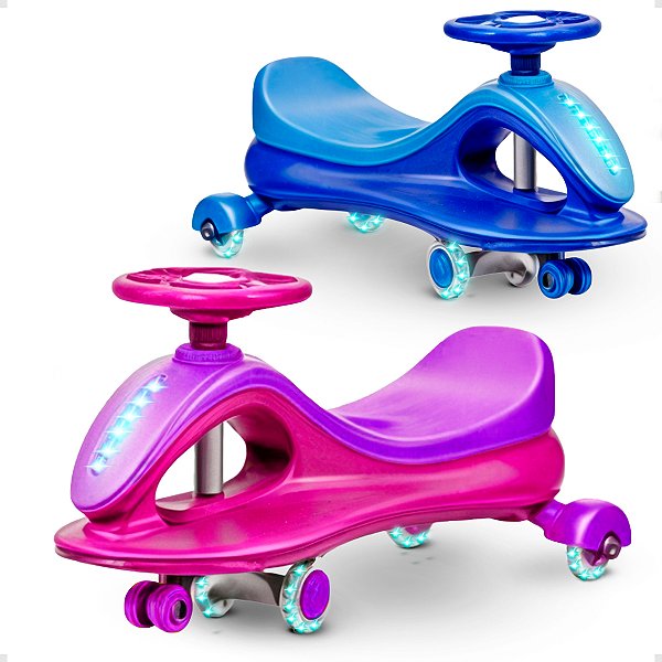 Carrinho Infantil Gira 360 Super Led E Som 100kg