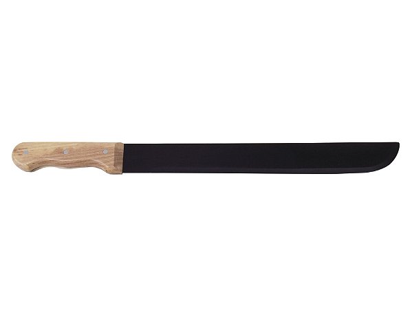 FACÃO 16" COQUEIRO / AÇO CARBONO 1070 / CABO MADEIRA SEM BAINHA