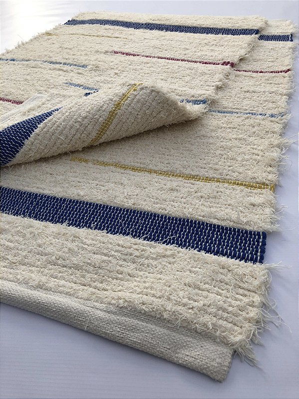 Tapete Doce Linhas Azul – PEQUENO - 0,50 x 0,80m