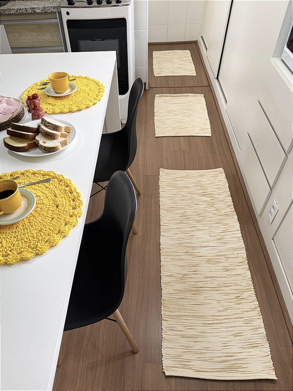 Conjunto Mármore Mostarda - 0,50 x 0,80/1,50m