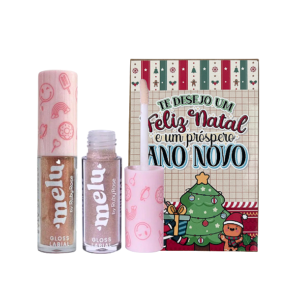 Kit Presente de Natal Gloss Melu