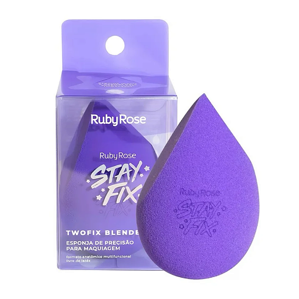 Esponja de Maquiagem Twofix Blender Stay Fix - Ruby Rose