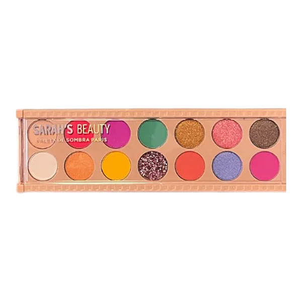 Paleta de Sombras Paris Colorida - Sarah's Beauty