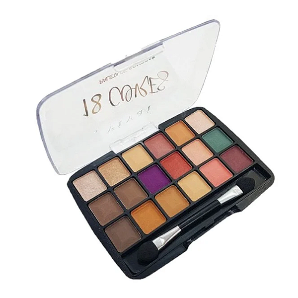 Paleta de Sombras 18 Cores Cor 03 - Vivai