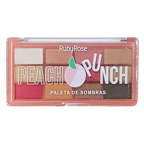 Paleta de Sombras Peach Punch - Ruby Rose