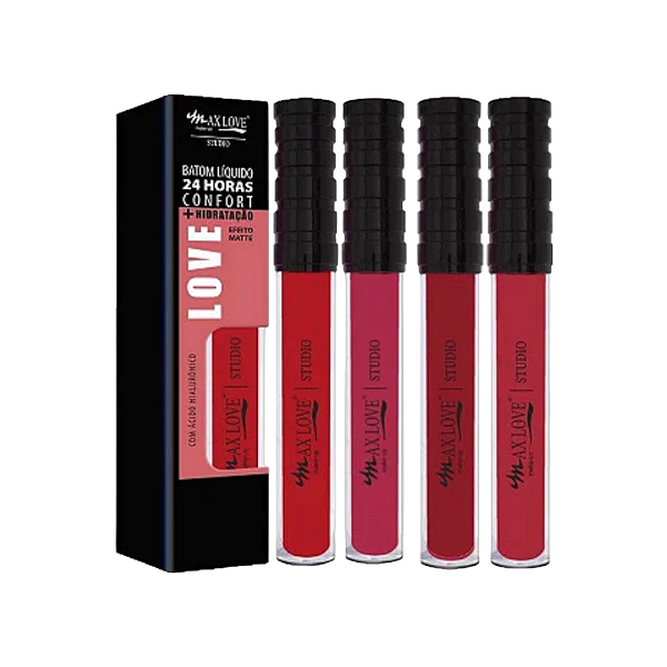 Batom Líquido Matte 24 Horas Confort - Max Love