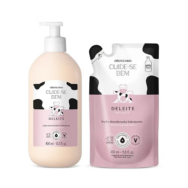 Combo Cuide-se Bem Deleite (Loção + Refil)