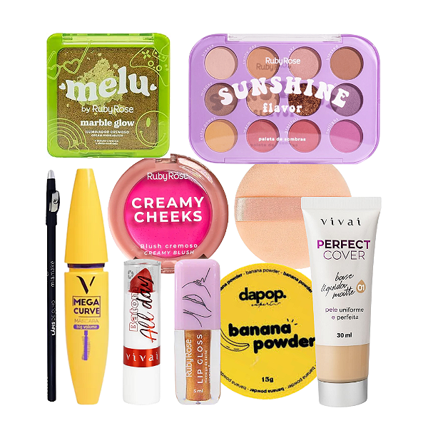 Kit de Maquiagem Completo