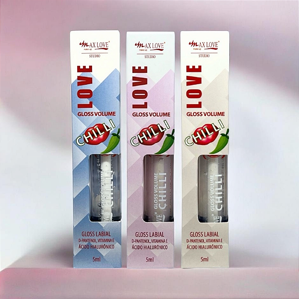 Gloss Aumenta Lábios Chilli - Max Love