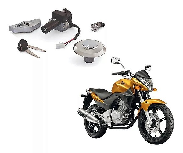 Kit Chave Ignição Tampa/Tanque/Trava CB300 10/15