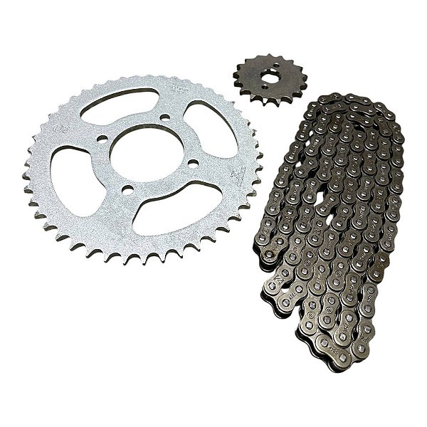Kit Relação Transmissão Shineray Jef 150 2024 (126L*17D*46D)