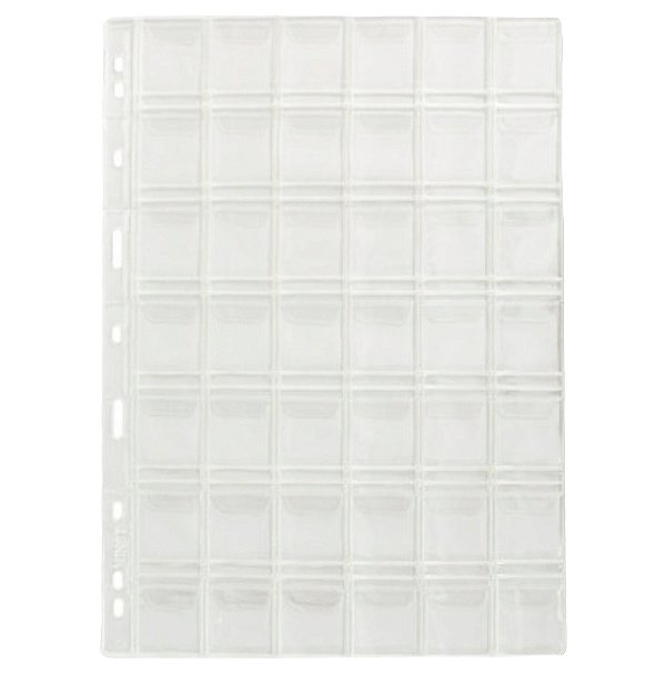 Kit 10 Folhas para Moedas 28x21 PCCB 42 Bolsos