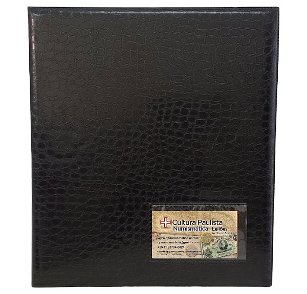 Álbum Fichário com 10 Folhas para 200 Moedas