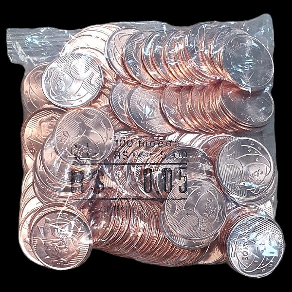 Sache Lacrado do Banco do Brasil - 0,05 centavos do Real - 2023
