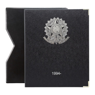 Álbum Moedas de Luxo nº 4 Preto - República Plano Real 1994 - 2023