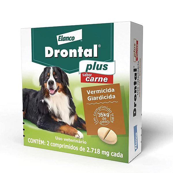 DRONTAL PLUS SABOR CARNE 35KG(2COMP)