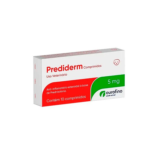 PREDIDERM COMP CAIXA 10X5MG