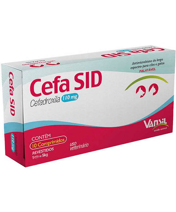 CEFA SID 110 MG - 10 COMP Vansil