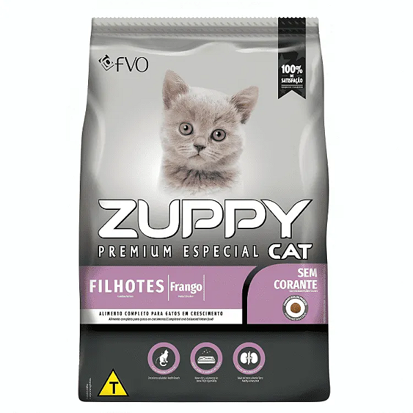 Ração Zuppy para Gatos FILHOTE s Sabor Frango 10,1kg